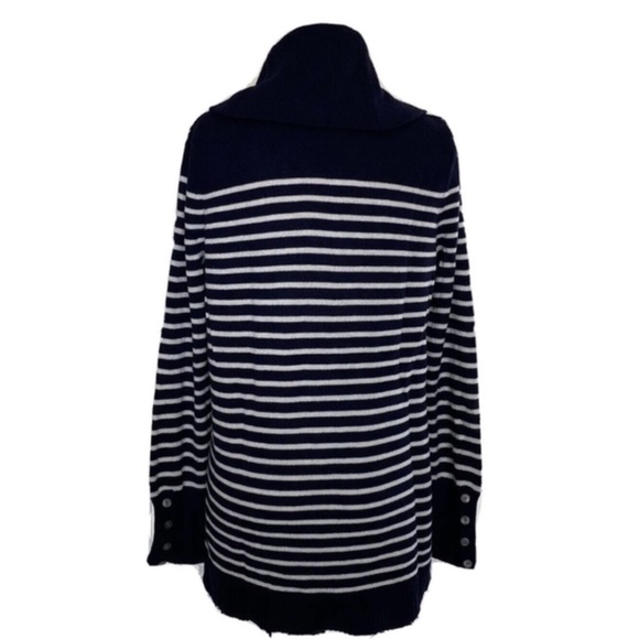 Lauren Ralph Lauren Navy & White Striped Pullover Sweater - Picture 8 of 12